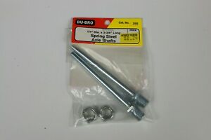 1/4" Large Wheel Axles x 3 3/8 (84mm long) - Click Image to Close